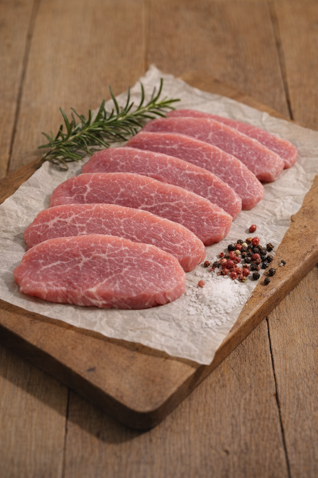 Schnitzel vom Wildschwein – fertig geschnitten