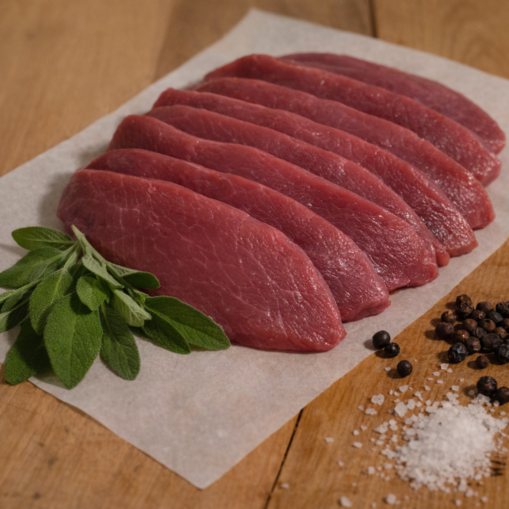 Schnitzel vom Reh – fertig geschnitten
